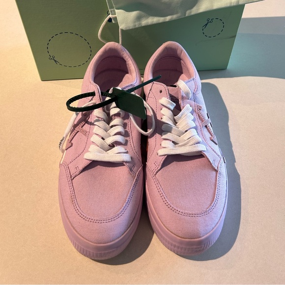 OFF-WHITE Women Vulc Low Canvas Lilac Size: EU 42 (US 11.5-12) - Picture 7 of 8